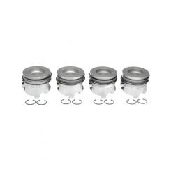Mahle Piston Set w/Rings Fits GM 6.6L Duramax RH 4 Pack