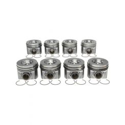 Mahle Piston Set w/Rings Fits Ford PowerStroke 6.4L Diesel 8 Pack