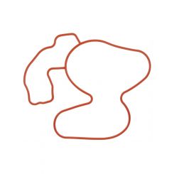 Mahle Water Pump Gasket 0.319 in Thick Rubber Orange Mopar Gen III Hemi