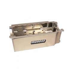 Moroso Engine Oil Pan Marine Full Sump 12 qt 7.75in Deep Natural BBC