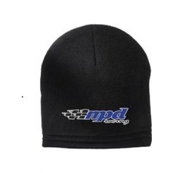 MPD Racing Hat Beanie Embroidered MPD Logo Black
