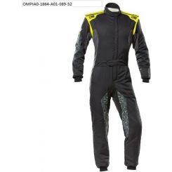 OMP Racing Driving Suit Tecnica Black Size 60 XL 2XL