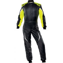 OMP Racing Driving Suit Tecnica Black Yellow Size 54
