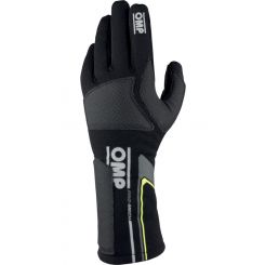 OMP Racing Driving Gloves Pro Mech Evo Black Large Pair