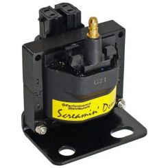 Performance Ignition Coil Screamin' Demon E-Core Male HEI 45000V Black
