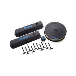 Proform Engine Dress-Up Kit Blac k Crinkle w/Blue MOPAR
