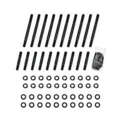 PRW Cylinder Head Stud Kit 12 Point Nuts Chromoly Black Oxide SBF Kit