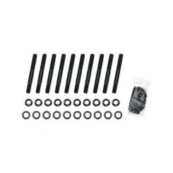 PRW Main Stud Kit 12 Point Nuts 2-Bolt Mains Chromoly Black BBC Kit