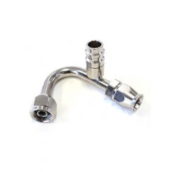 Aeroflow Air Con 135 Degree Fitting -6AN With Charge Port
