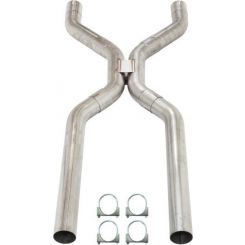 Pypes Exhaust H-Pipe 3in Diameter Stainless Natural Universal