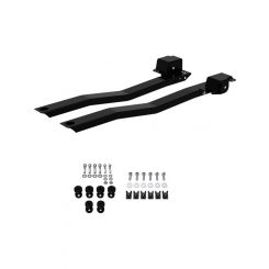 QA1 Subframe Connectors Bolt-On Steel Black GM X-Body 1968-72 Pair