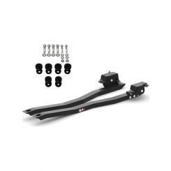 QA1 Subframe Connectors Bolt-On Steel Black GM F-Body 1975-81 Kit