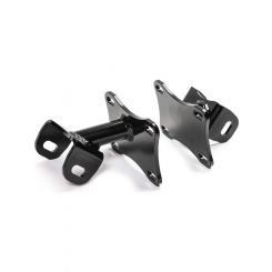 QA1 Motor Mount Bolt-On Steel Black Fits GM LS GM F-Body 1982-92 Pair