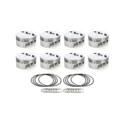 Race Tech Piston Flat Top 4.155in Bore -5.00 cc Skirt SBC Set of 8