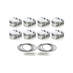 Race Tech Piston Flat Top 4.155in Bore -5.00 cc Skirt SBC Set of 8