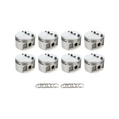 Race Tech Piston Flat Top 4.040in Bore -5.00 cc SBF Set of 8