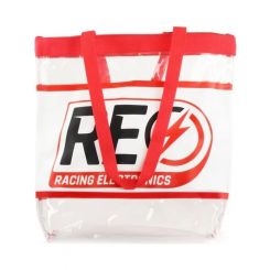 Racing Electronics Tote Bag Large 14 L x 4 in W x 16 in H Plastic Clear
