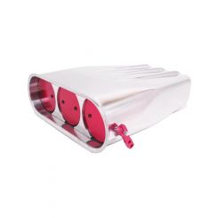 Racing Power Street Hood Scoop Finned Polished