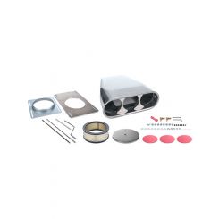 Racing Power Street Hood Scoop Plain Polished