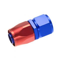 Redhorse Performance Hose End 1000 Series Straight 4 AN Blue Red