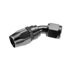 Redhorse Performance Hose End 1045 Series 45Deg 4 AN Black