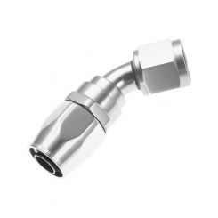 Redhorse Performance Hose End 1045 Series 45Deg 4 AN Clear