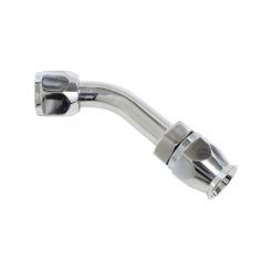 Aeroflow Air Con 45 Degree Fitting -8AN Without Charge Port