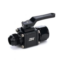 Redhorse Performance Shut Off Valve Manual 12 AN to 12 AN Black