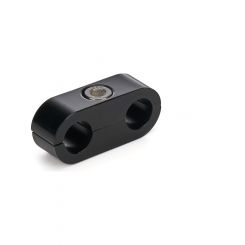 Redhorse Performance Hose Tube Separators Two 4 AN Holes Black