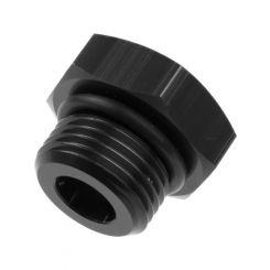 Redhorse Performance 814 Series Plug 4 AN O-Ring Hex Head Black