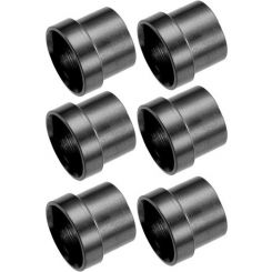 Redhorse Performance Tube Sleeve 3 AN 3/16in Tube Black Set of 6