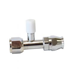 Aeroflow Air Con Straight Fitting -8AN With Charge Port