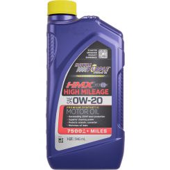 Royal Purple Motor Oil HMX High Zinc 0W20 Synthetic 1 qt Bottle
