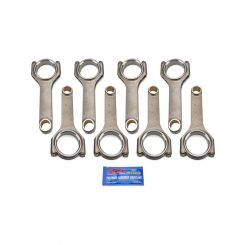 Scat SBC 4340 Forged H-Beam Rods 6.125 w/ARP2000