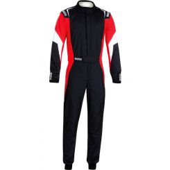 Sparco Driving Comp Suit Black/Red Large / X-Large