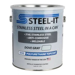 Steel-It Paint Steelin a Can Urethane Weldable Gray 1 gal Can
