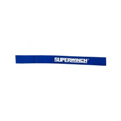 Superwinch Clevis Flag Hand Saver 1in Wide 12in w/ Logo Nylon Blue