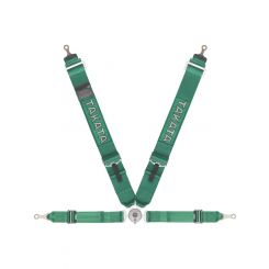 Takata Harness Race 4-Point Bolt-In 3in Shoulder 2in Lap Grn