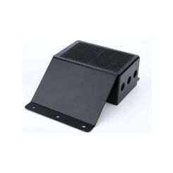 Ti22 Heel Riser 2 in Tall 4.5 in Wide Non-Skid Pad Aluminum Black