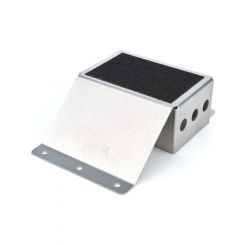 Ti22 Heel Riser 2 in Tall 4.5 in Wide Non-Skid Pad Aluminum Natural