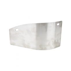 Ti22 Header Guard Passenger Side Stainless Natural Sprint Car