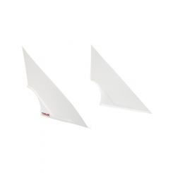 True Performance Fenders Mini-Wedge Pair White
