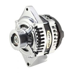 Tuff Stuff 225 MAX AMP Alternator 6 Groove 1 Wire Chrome