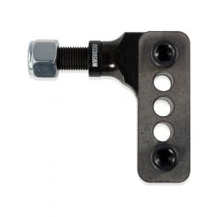 Wehrs Machine Shock Mount Weld-On Adjustable Steel Black Flat Mount