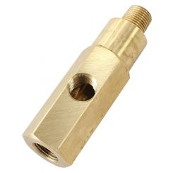 Aeroflow Oil Pressure Gauge Adapter 1/8" NPT Male/Female 1/8" NPT Thread AFGA-31