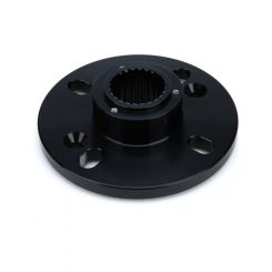 Winters Drive Flange 4-Bolt Flange 24 Spline Aluminum Black