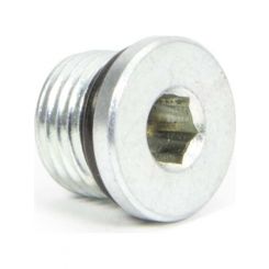 Winters Fitting Plug 6 AN O-Ring Allen Head Steel Zinc Oxide