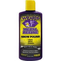 Wizard Products Metal Polish Metal Refine 8 oz Squeeze Bottle