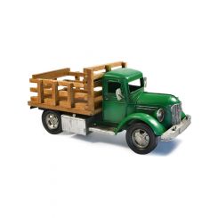 Auto Petit Farm Truck Metal Collectable Green 37x16x17cm