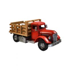 Auto Petit Farm Truck Metal Collectable Red 37x16x17cm